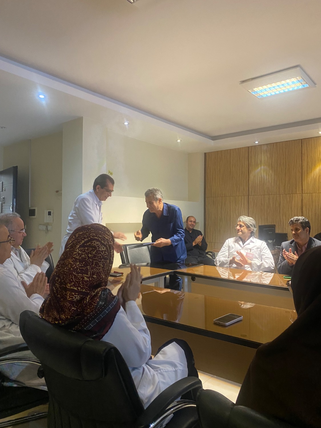برگزاری جلسه تقدیر و تشکر جهت بازنشستگی